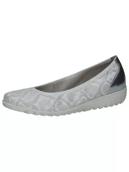 Балетки CAPRICE Ballet Flats, серебряный