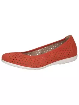 Балетки Caprice, цвет orange suede
