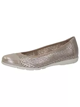 Балетки Caprice, цвет taupe metallic
