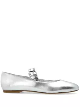 Балетки Casadei Poppy, серебряный