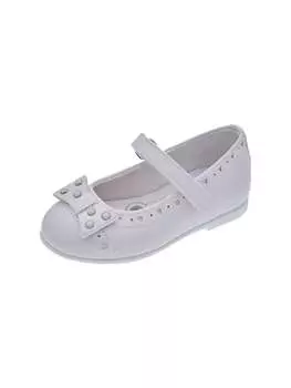 Балетки Casty с бантом Chicco, цвет ice white