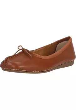 Балетки CLARKS Freckle Ice, коричневый