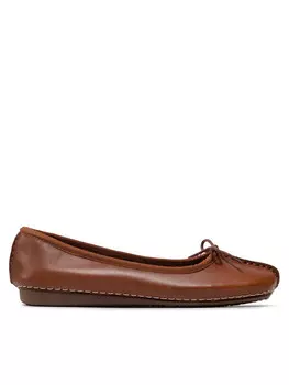 Балетки Clarks, коричневый