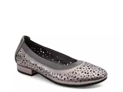 Балетки Conor Flat David Tate, цвет pewter