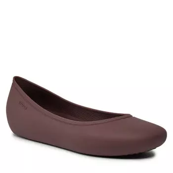 Балетки Crocs BrooklynFlat, вишневый/бордовый