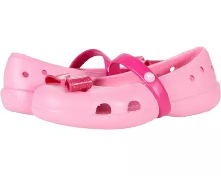 Балетки Crocs Keeley Embellished Flat, цвет Pink Lemonade
