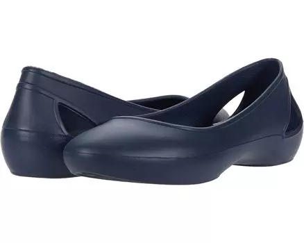 Балетки Crocs Laura Flat, темно-синий