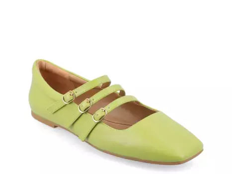 Балетки Darlin Flat Journee Collection, цвет limegreen