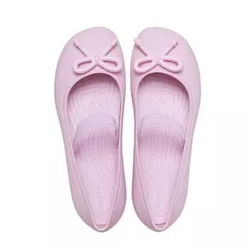 Балетки детские Crocs Brooklyn Bow, розовый