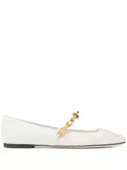 Балетки Diamond Tilda JIMMY CHOO, белый