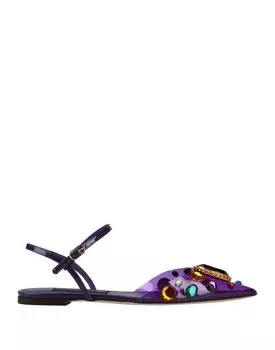 Балетки Dolce&Gabbana, фиолетовый