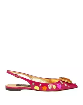 Балетки Dolce&Gabbana, фуксия