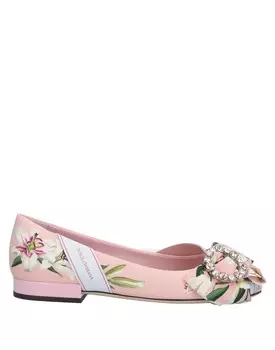 Балетки Dolce&Gabbana, розовый