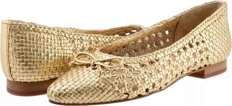 Балетки Edith Trotters, цвет Gold Metallic