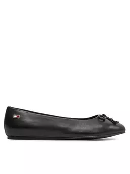 Балетки Essential Chic Ballerina Tommy Hilfiger, черный