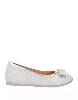 Балетки Ferragamo, серебро