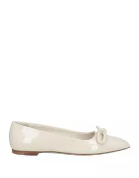 Балетки Ferragamo, слоновая кость