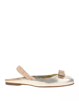 Балетки Ferragamo, золото