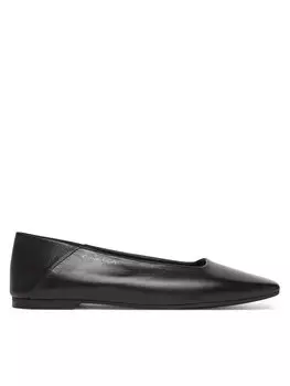 Балетки Flat Ballerina - Lth HW0HW02463 Calvin Klein, черный