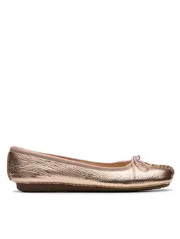 Балетки Freckle Ice 26181353 Clarks, золотой