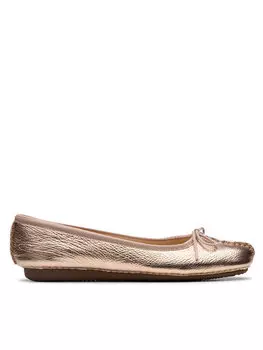 Балетки Freckle Ice 26181353 Clarks, золотой