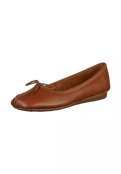 Балетки FRECKLE ICE CLARKS, коричневый