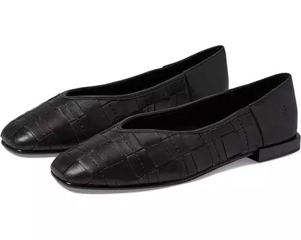 Балетки Frye Claire Woven Flat, черный