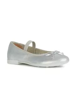 Балетки Geox, цвет silver
