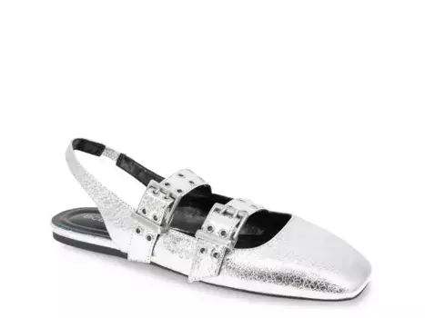Балетки Hendo Flat Bcbgeneration, серебряный/металлик