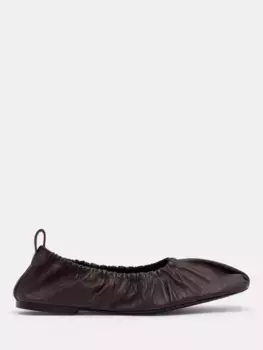 Балетки HUSH Ruby Leather Ruched