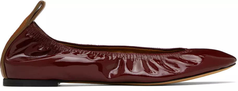 Балетки из лакированной кожи Lanvin
