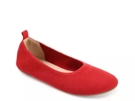 Балетки Jersie Foldable Ballet Flat Journee Collection, красный