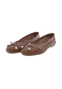Балетки JULIA U.S. Polo Assn., коричневый