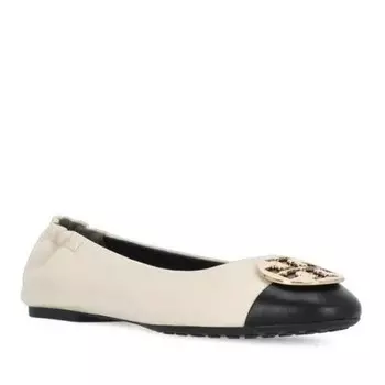 Балетки клэр Tory Burch, бежевый