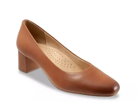 Балетки кожаные Trotters Daria, коричневый