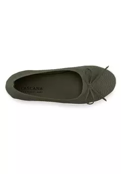 Балетки LASCANA, оливковый
