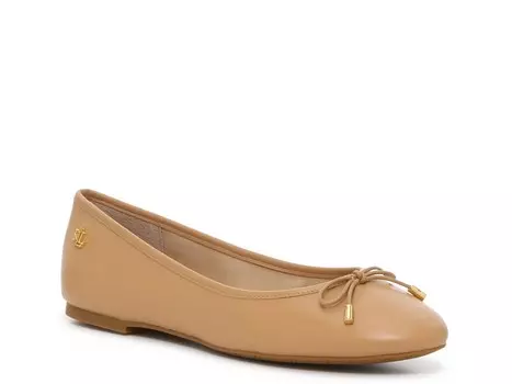 Балетки Lauren Ralph Lauren Jayna, тан