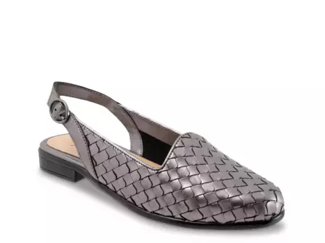Балетки Lea Flat Trotters, цвет pewter