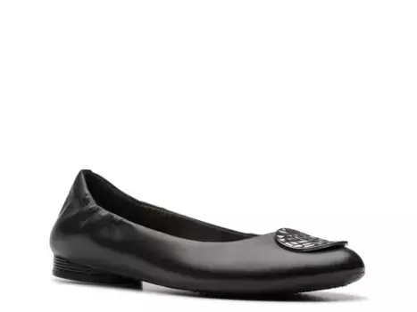Балетки Loreliegh Ave Ballet Flat Clarks, черный