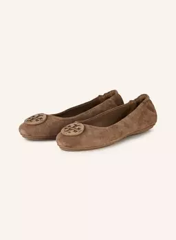 Балетки Минни Tory Burch, коричневый