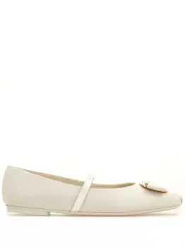 Балетки New Vara Bow Ferragamo, белый