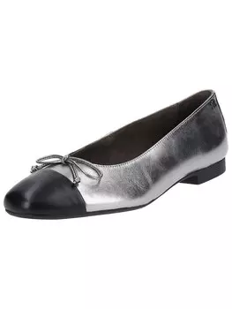 Балетки Paul Green, цвет Black/Silver