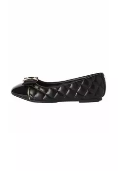 Балетки QUILTED BOW SCHOOL Lipsy, черный
