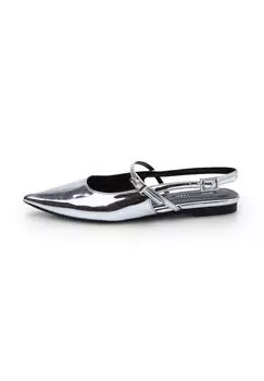 Балетки RED LABEL Bata, серебристый