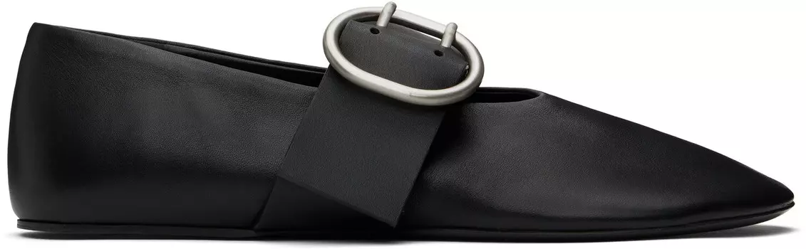 Балетки с пряжкой Jil Sander