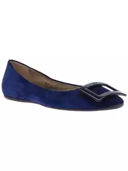 Балетки с пряжкой Roger Vivier, синий