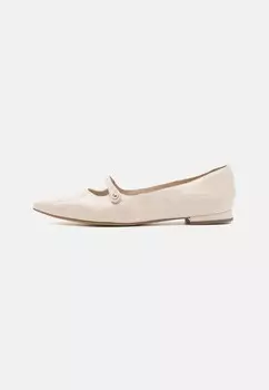 Балетки с ремешками Tamaris, цвет ivory