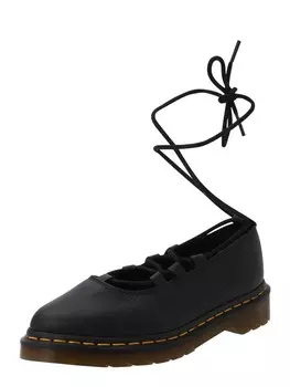 Балетки с ремешком Dr. Martens Elphie II, черный