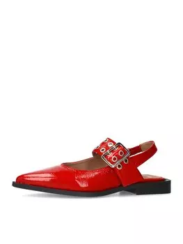 Балетки с ремешком MANFIELD, красный