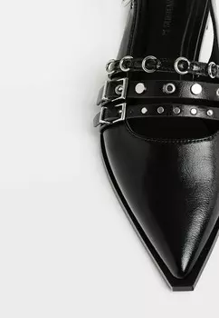 Балетки Stradivarius, черный